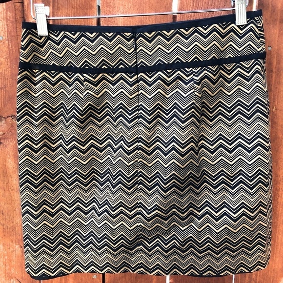 Ann Taylor Loft‎ Chevron Print Skirt - Picture 5 of 9